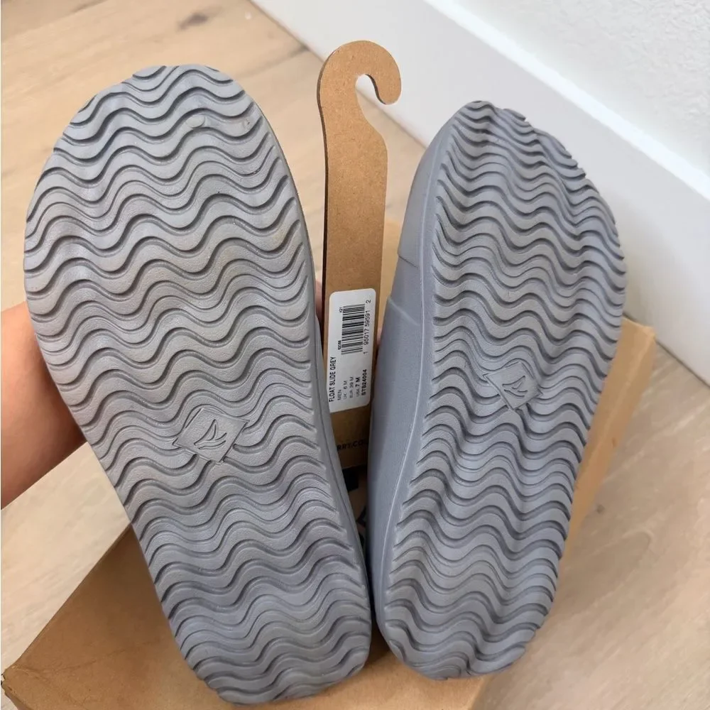 NIB ✨ Sperry Gray Comfort Slide Sandals | Lightweight EVA Pool Slides | Unisex